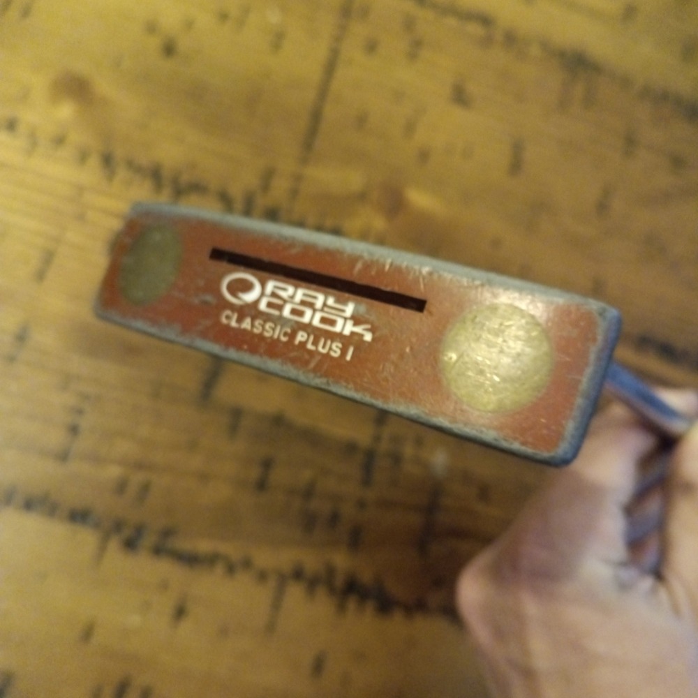 Ray Cook Classic Plus I Golf Putter Red Blade Style Steel Shaft Right Hand